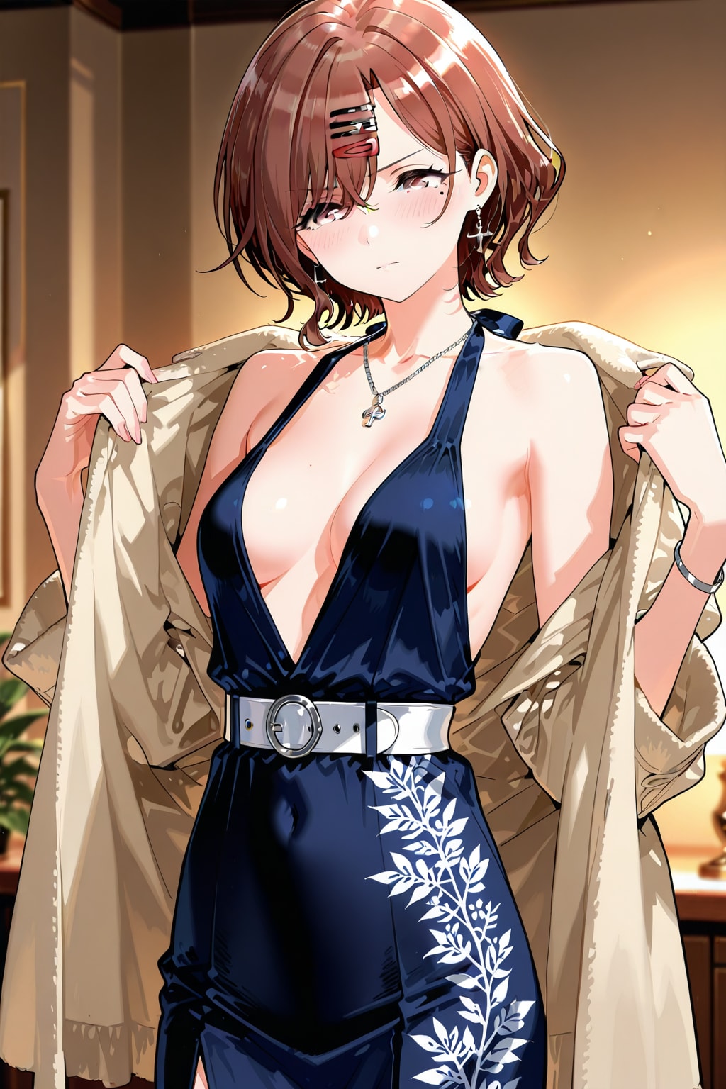【慰労会パーティー】樋口円香　( ホルターネックドレス )