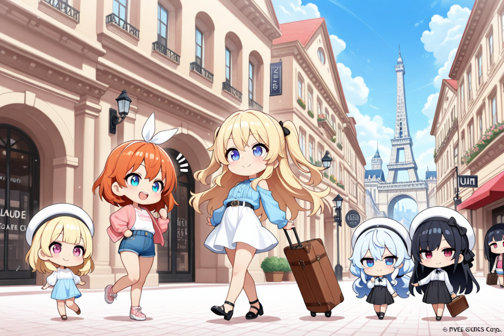 今日は海外団体旅行の日