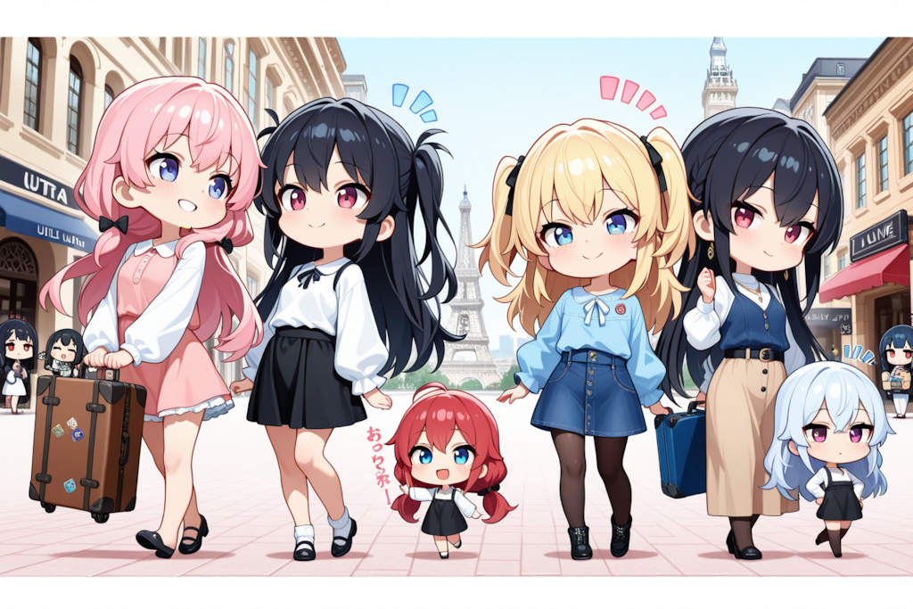 今日は海外団体旅行の日