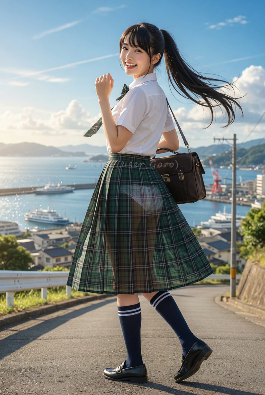 透き通る通学の朝(フォト版)