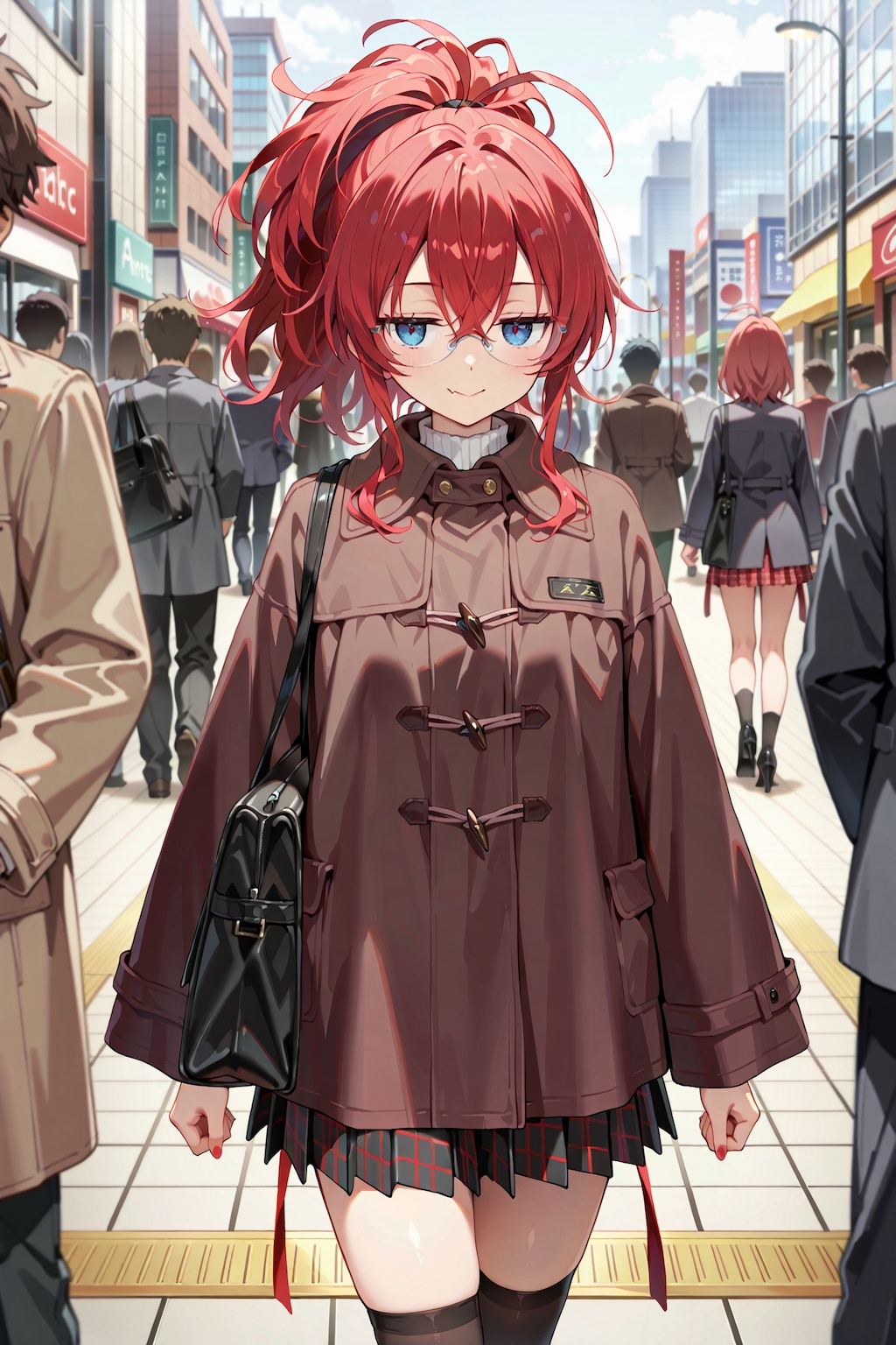 通勤中のジト目先生 YC08