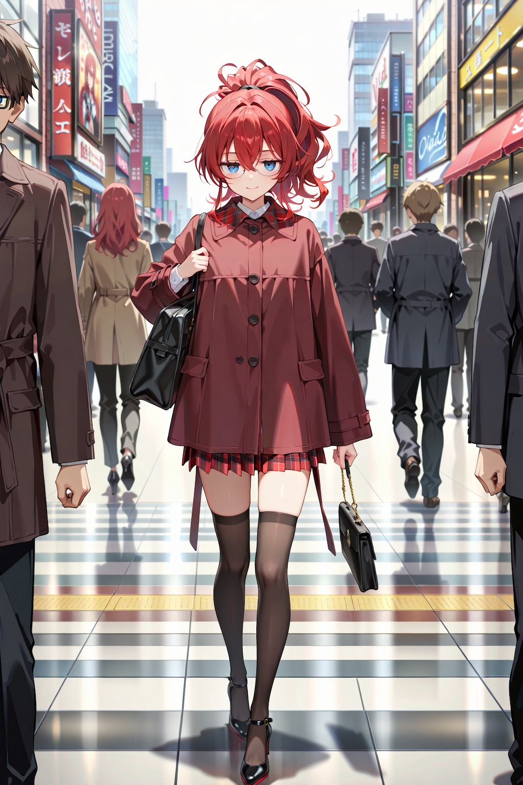 通勤中のジト目先生 YC08