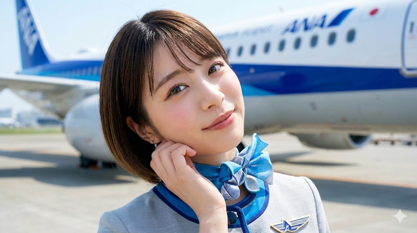 機体を紹介するCA | の人気AIイラスト・グラビア