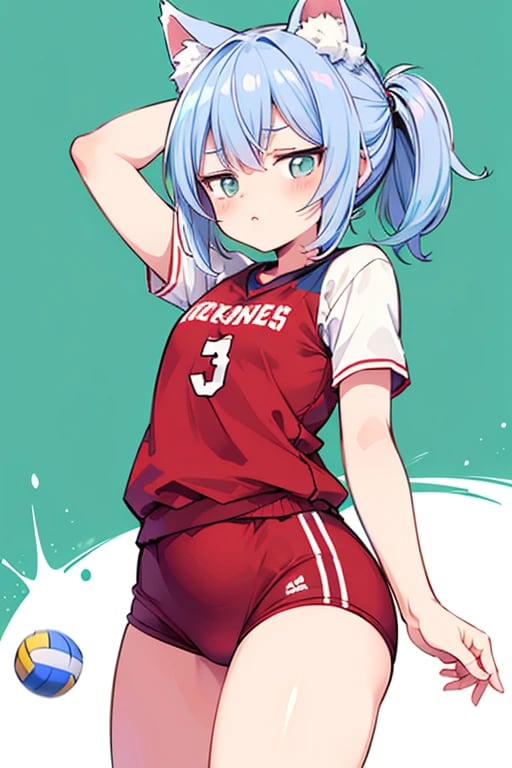 バレーボールは太もも | の人気AIイラスト・グラビア