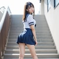 女子高生のパンちらを楽しんでたらバレてた 4枚目