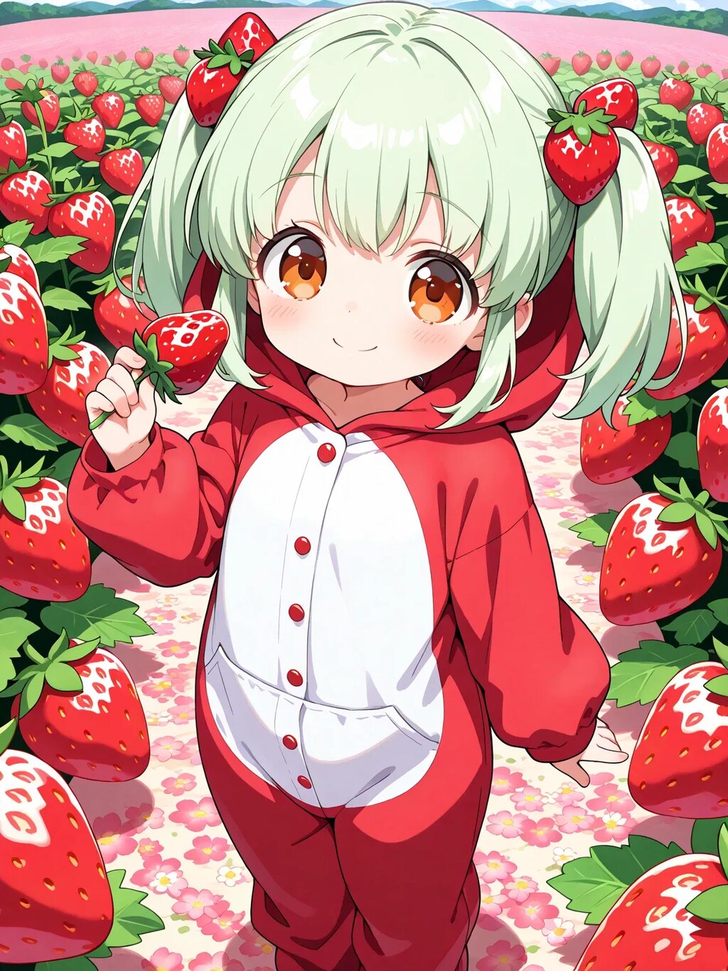 いちごぐみがいちご畑でいちごになっちゃった！？