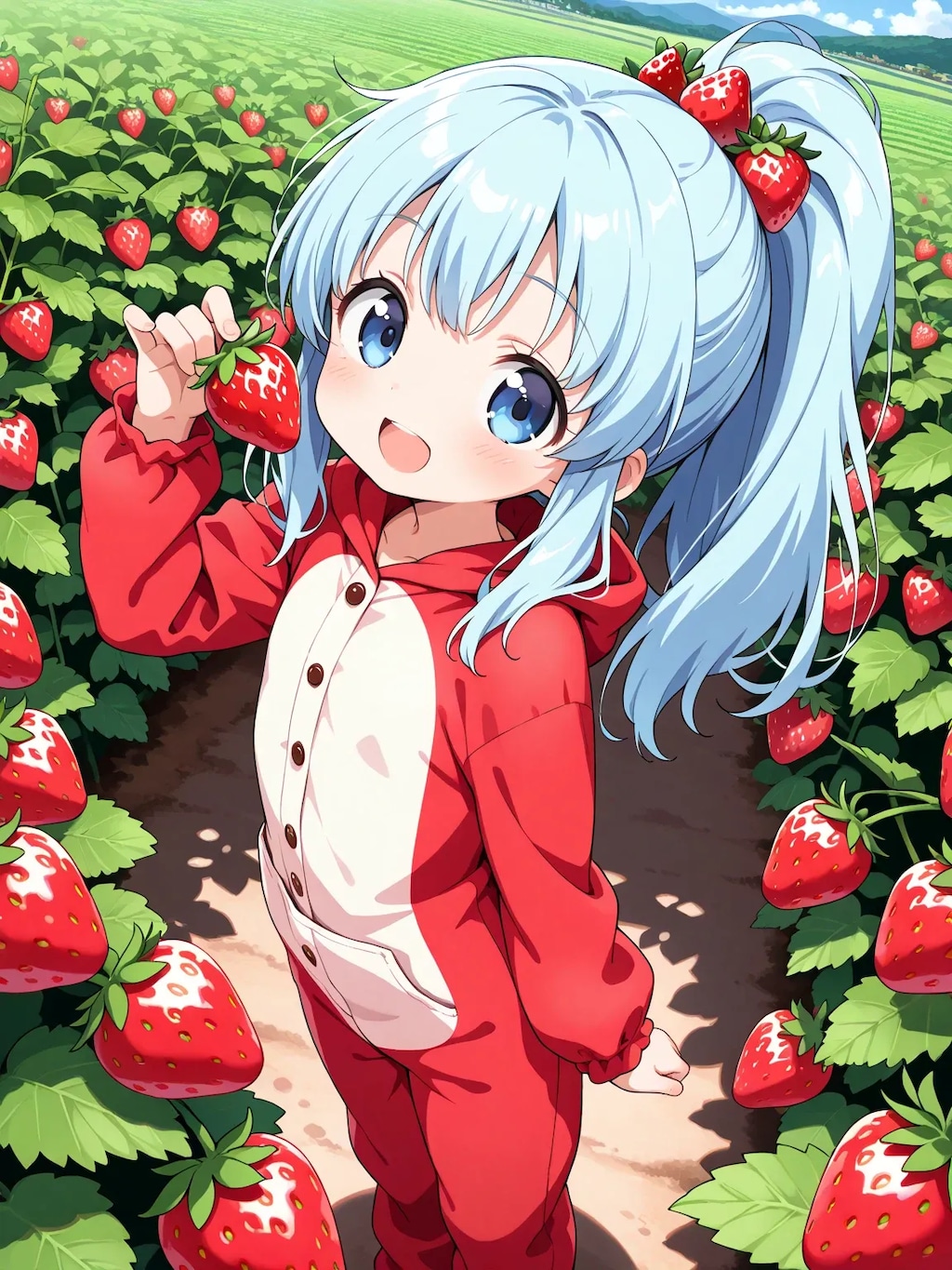 いちごぐみがいちご畑でいちごになっちゃった！？