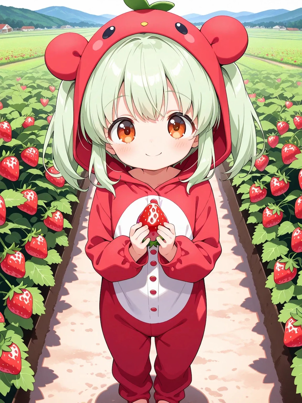 いちごぐみがいちご畑でいちごになっちゃった！？