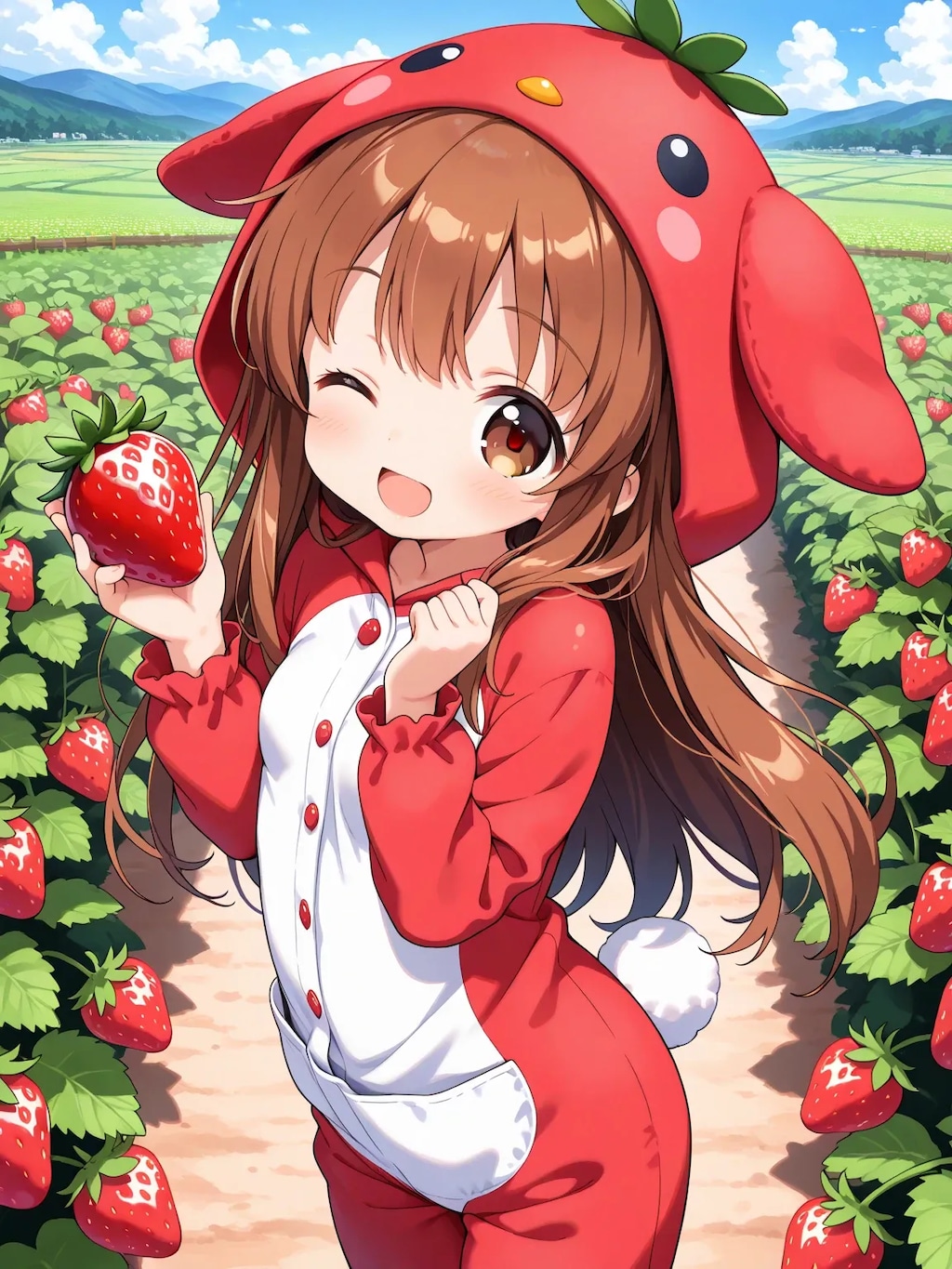 いちごぐみがいちご畑でいちごになっちゃった！？