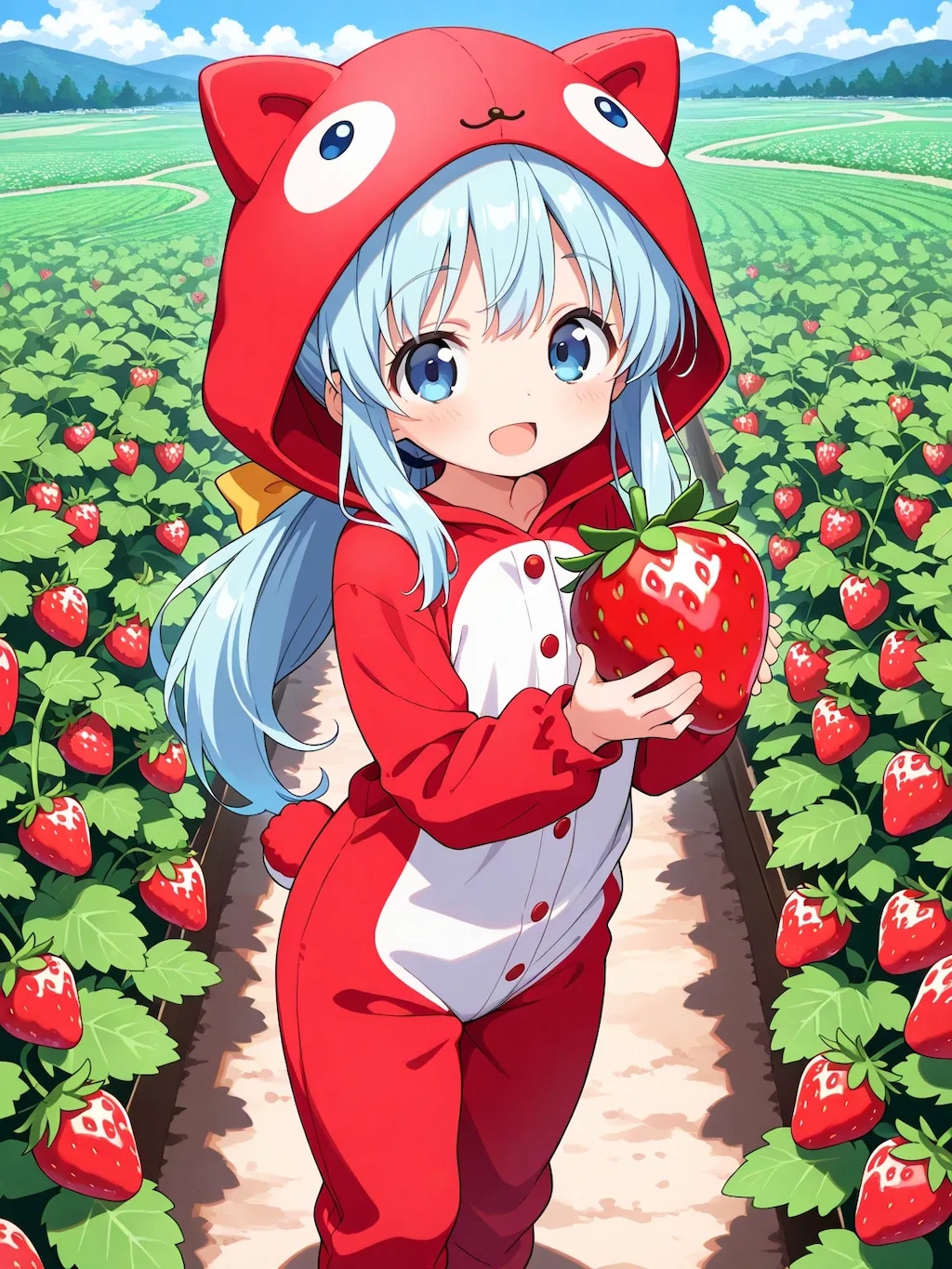 いちごぐみがいちご畑でいちごになっちゃった！？