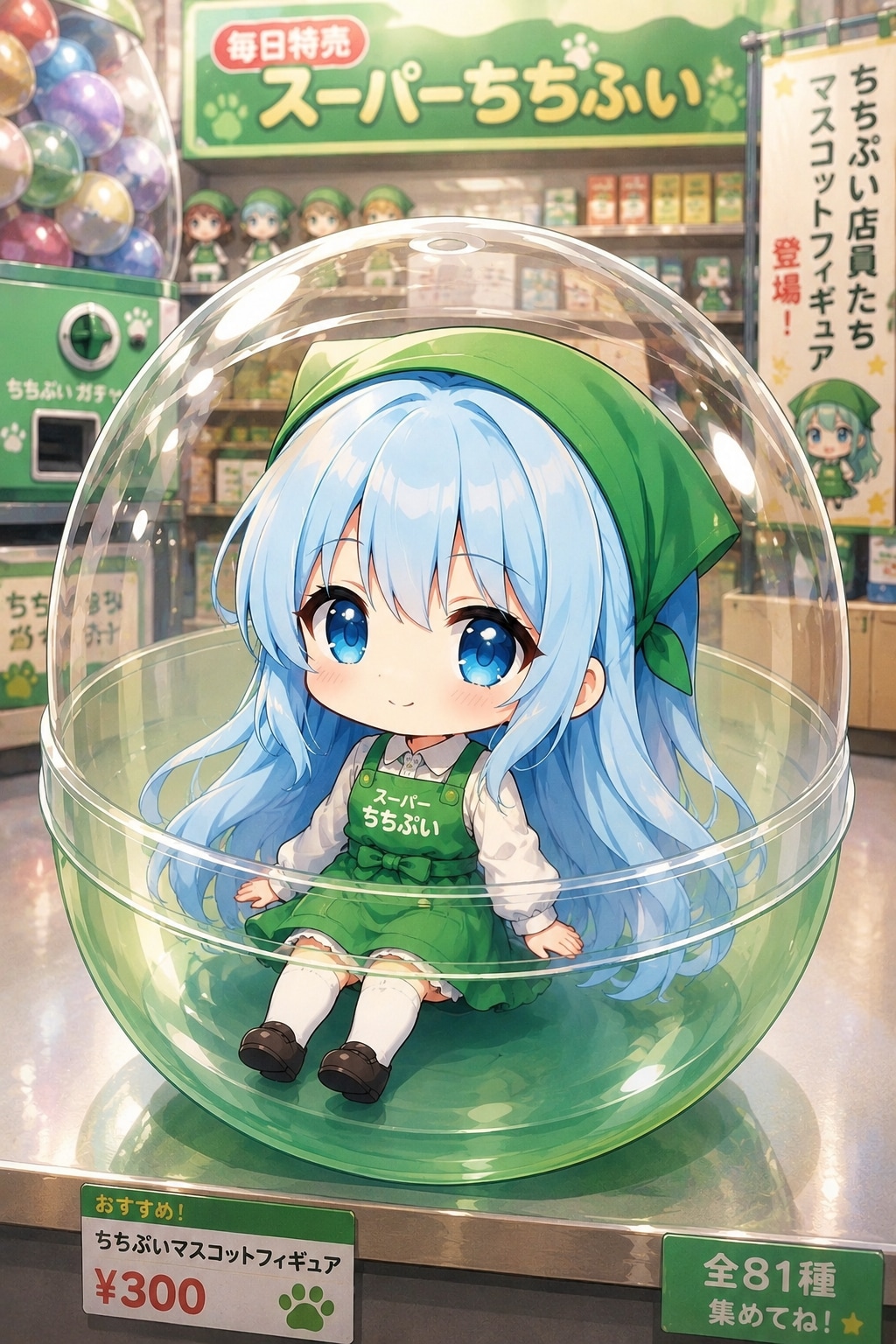 UL新モデルRECIPEちゃんをカプセルに入れたよ