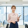 ワイドパンツ女子002 5枚目