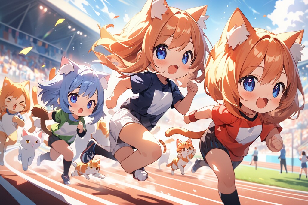 猫と走ろう！