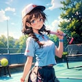 テニス少女 6枚目