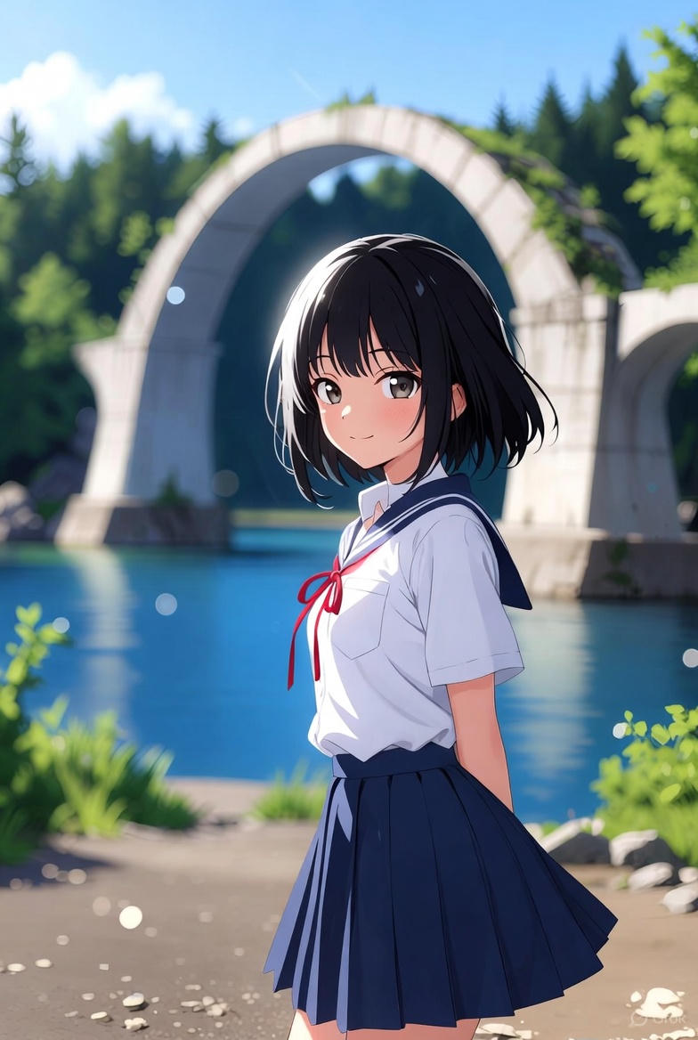 謎の廃墟 | の人気AIイラスト・グラビア