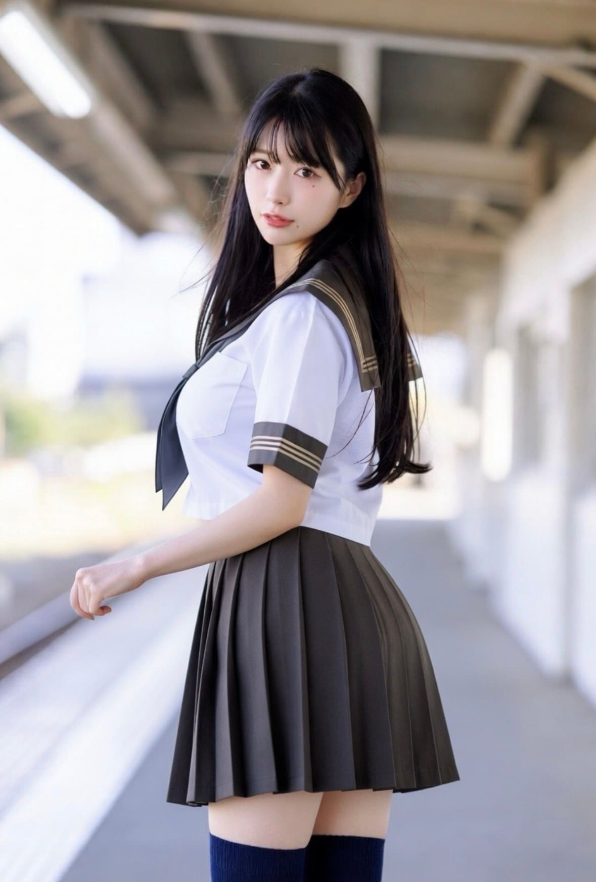 電車の待ち合わせ