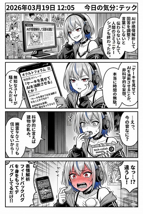 表情ハックと、隠せない戦慄
