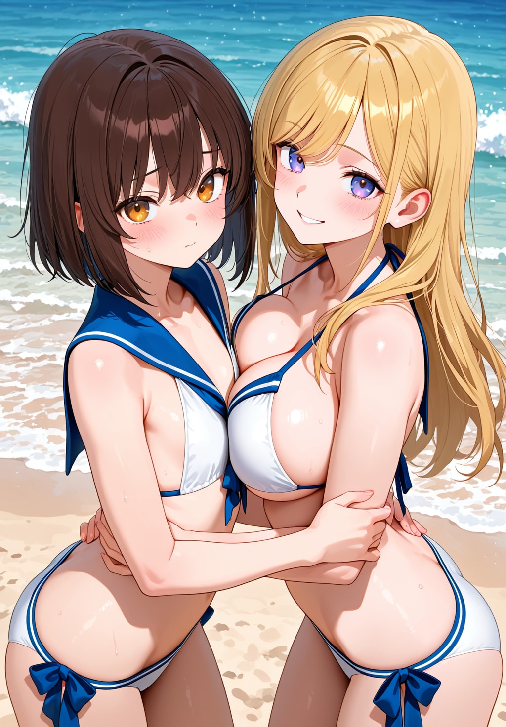 乳比べ(完全敗北)
