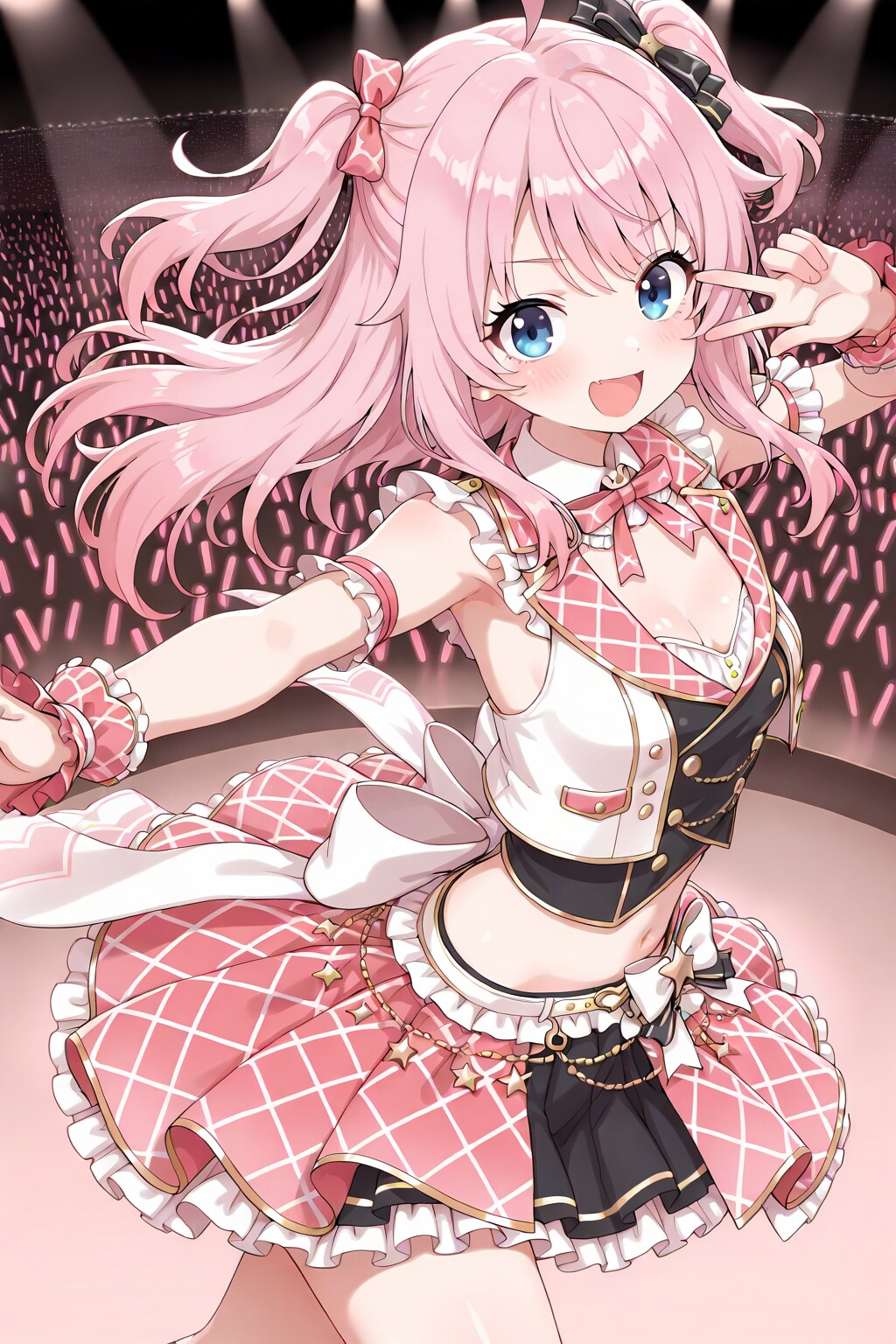 【習作】ピンク髪のアイドル　ー#CLAK 試作版へ