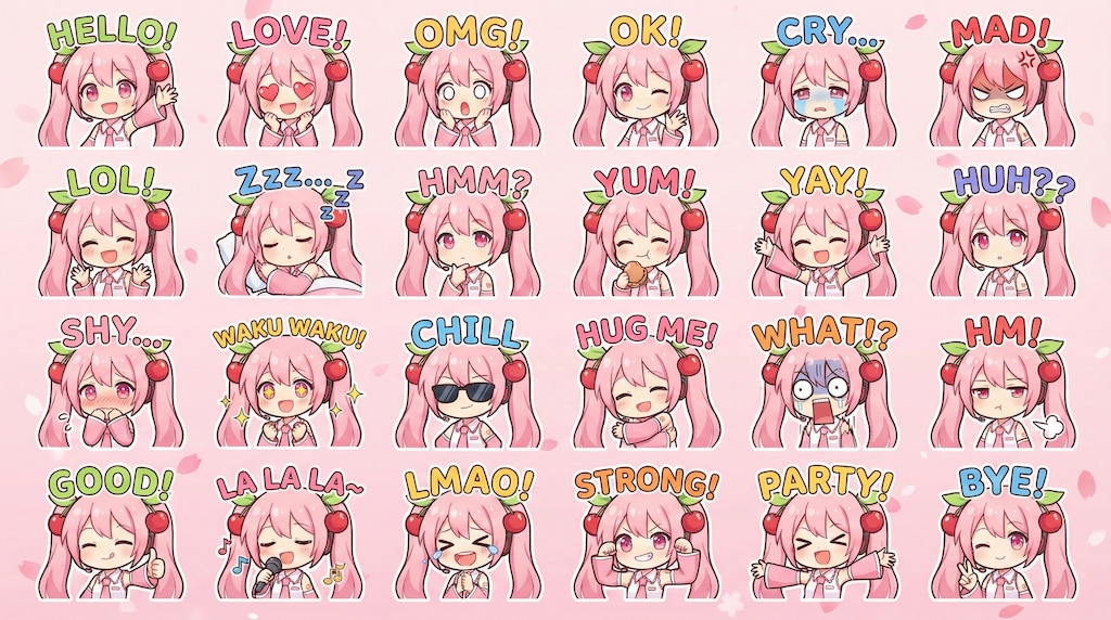 かわいい桜ミク