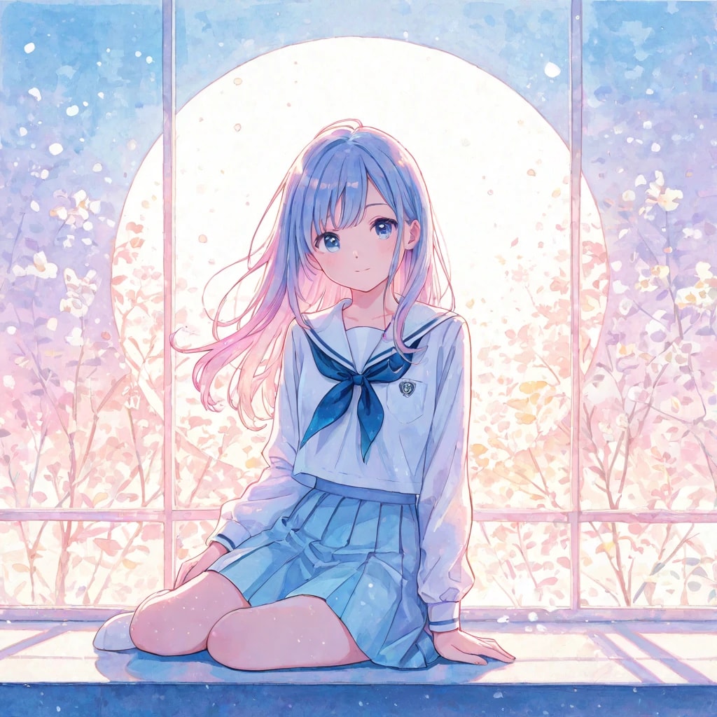 何となく女子高生 | の人気AIイラスト・グラビア