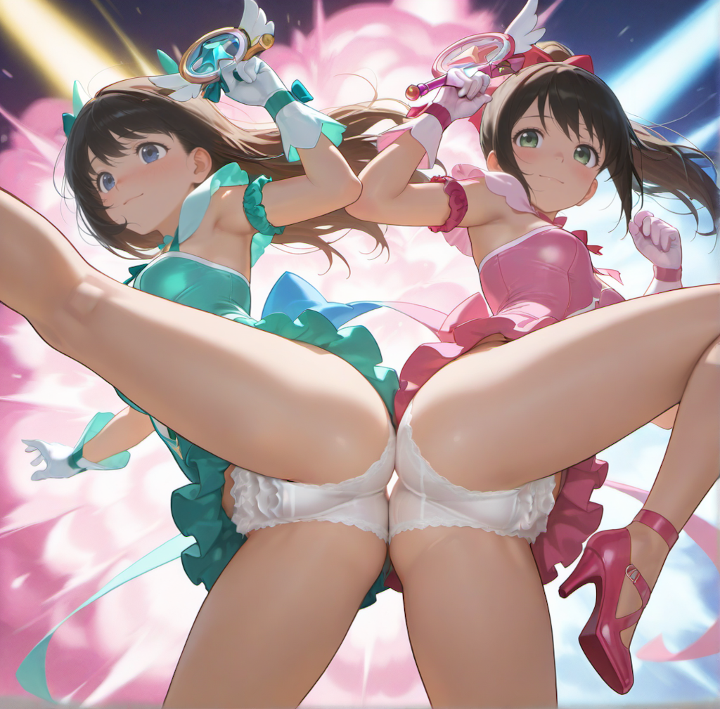 魔女っ子ペア