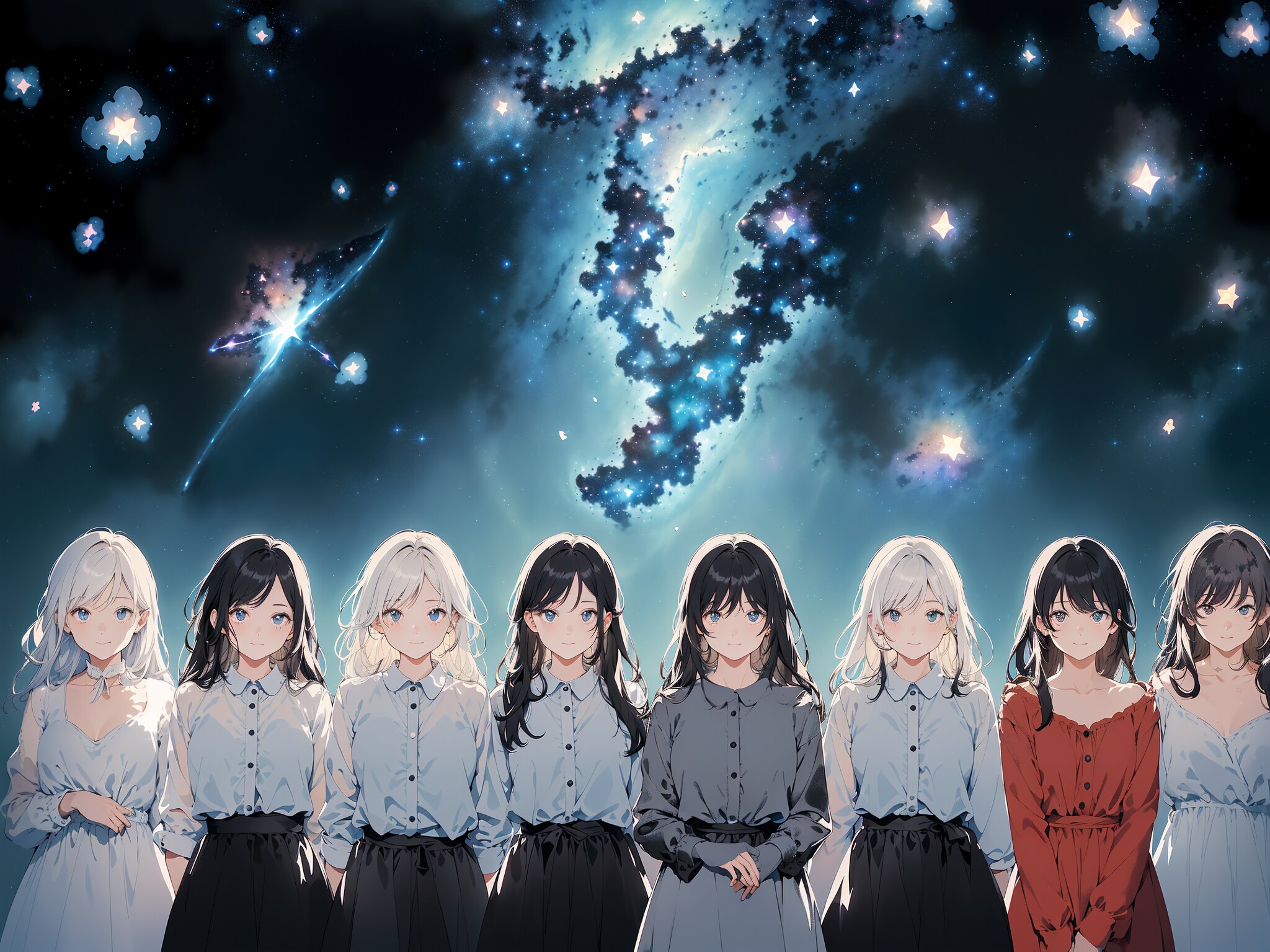 star girls2 | の人気AIイラスト・グラビア