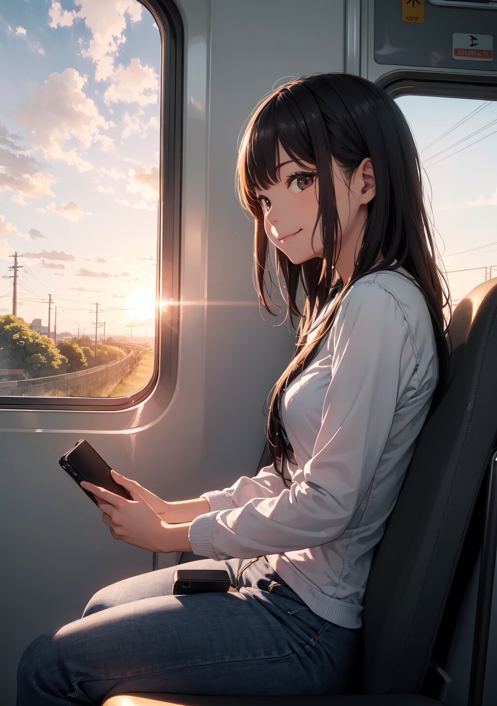 帰り道の休息