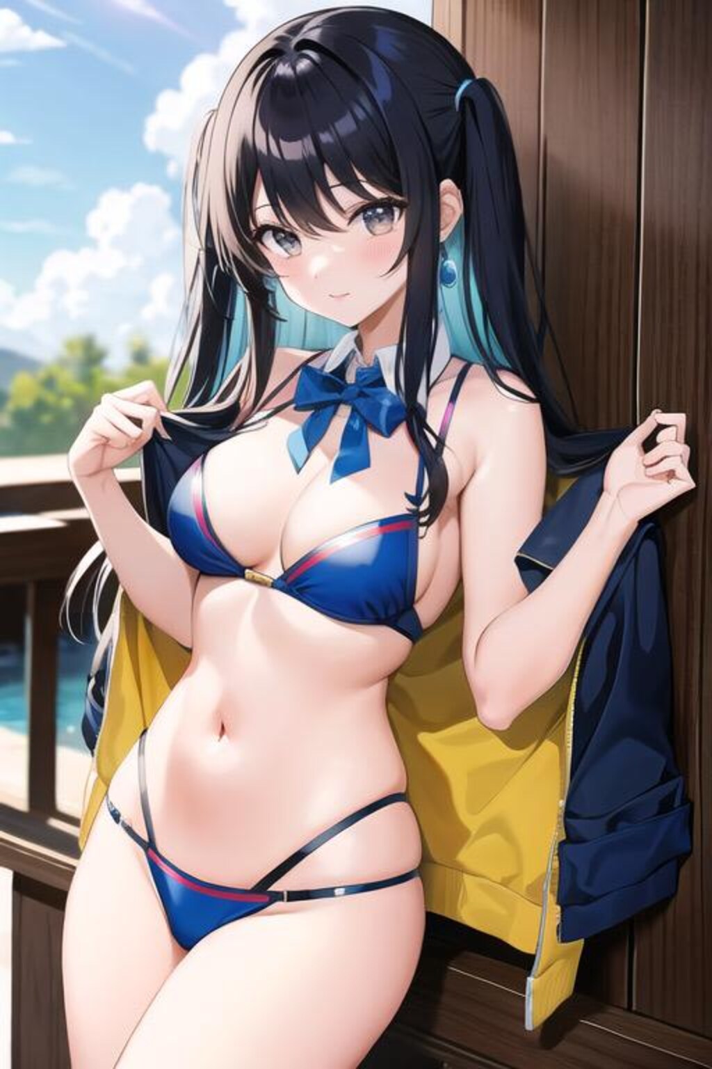 ツンデレ系水着女子