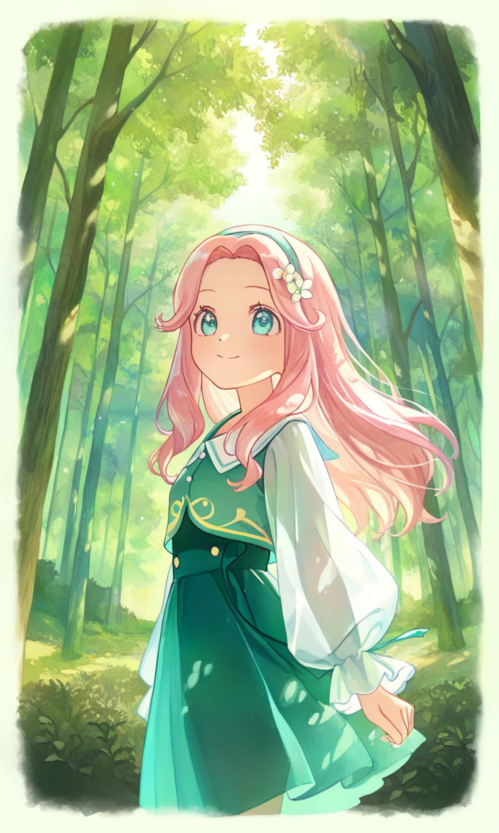 新緑の中で☘️花海ことは。