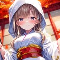 紅葉と白無垢の美少女たち 11枚目