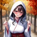 紅葉と白無垢の美少女たち 4枚目