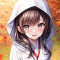 紅葉と白無垢の美少女たち 6枚目