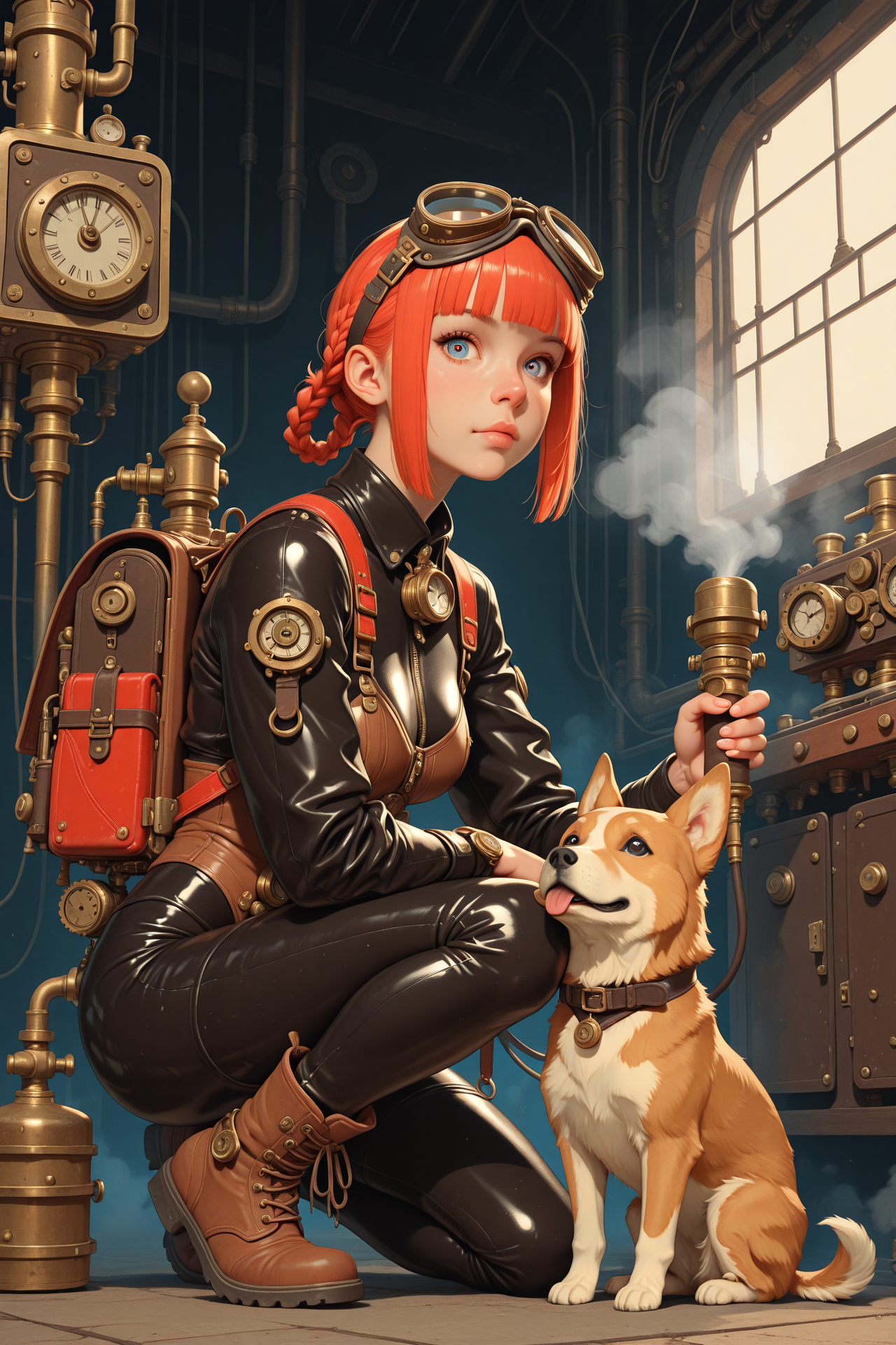 StmPnk. Girl 001 | の人気AIイラスト・グラビア