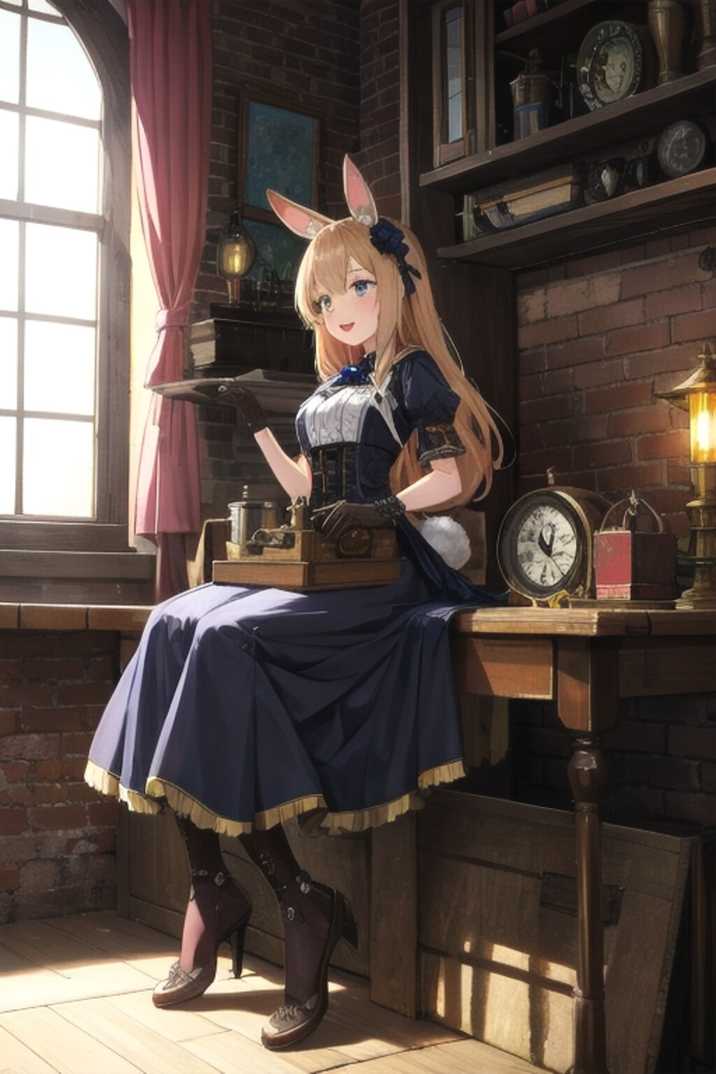 スチームパンクでも内装は普通です