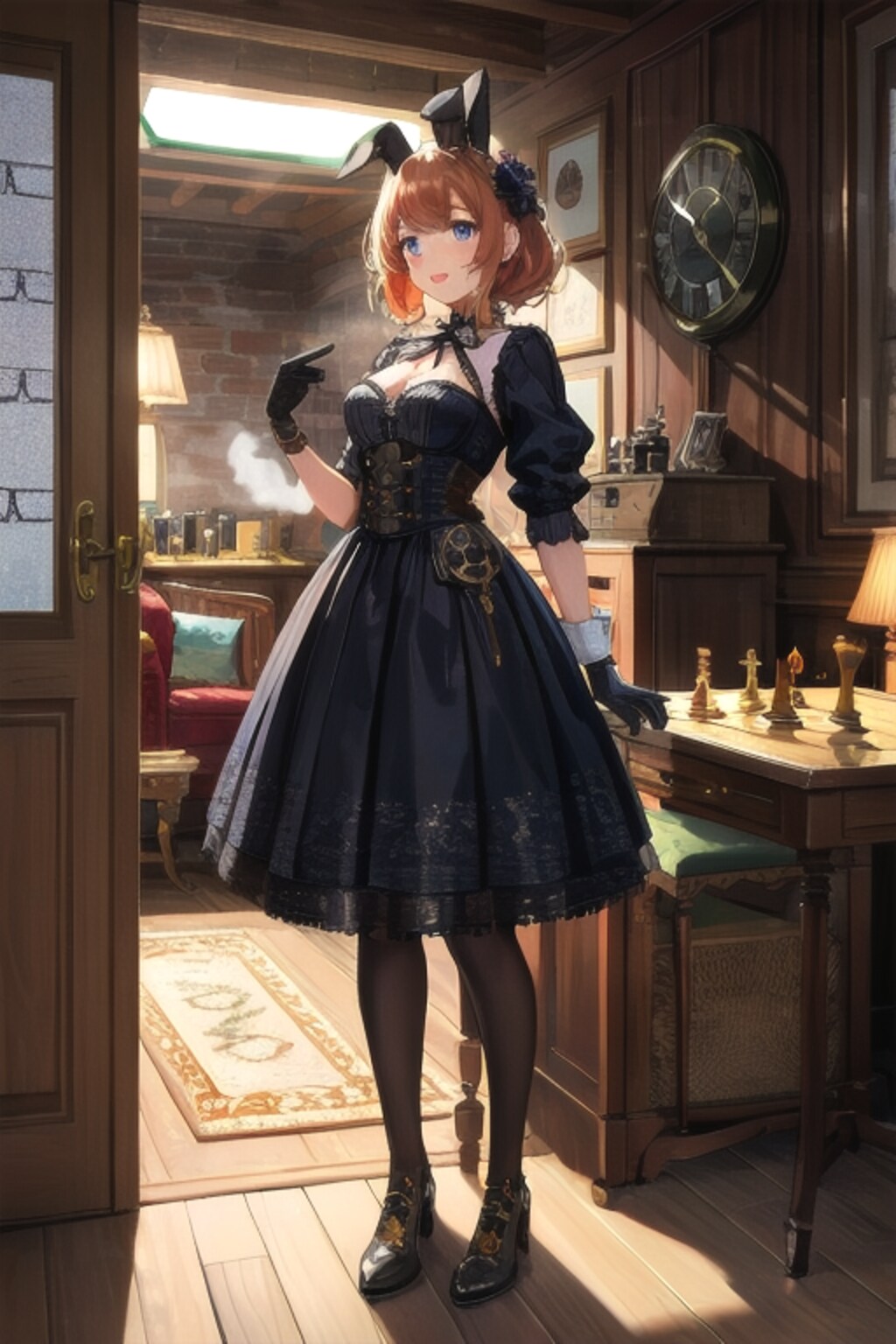 スチームパンクでも内装は普通です