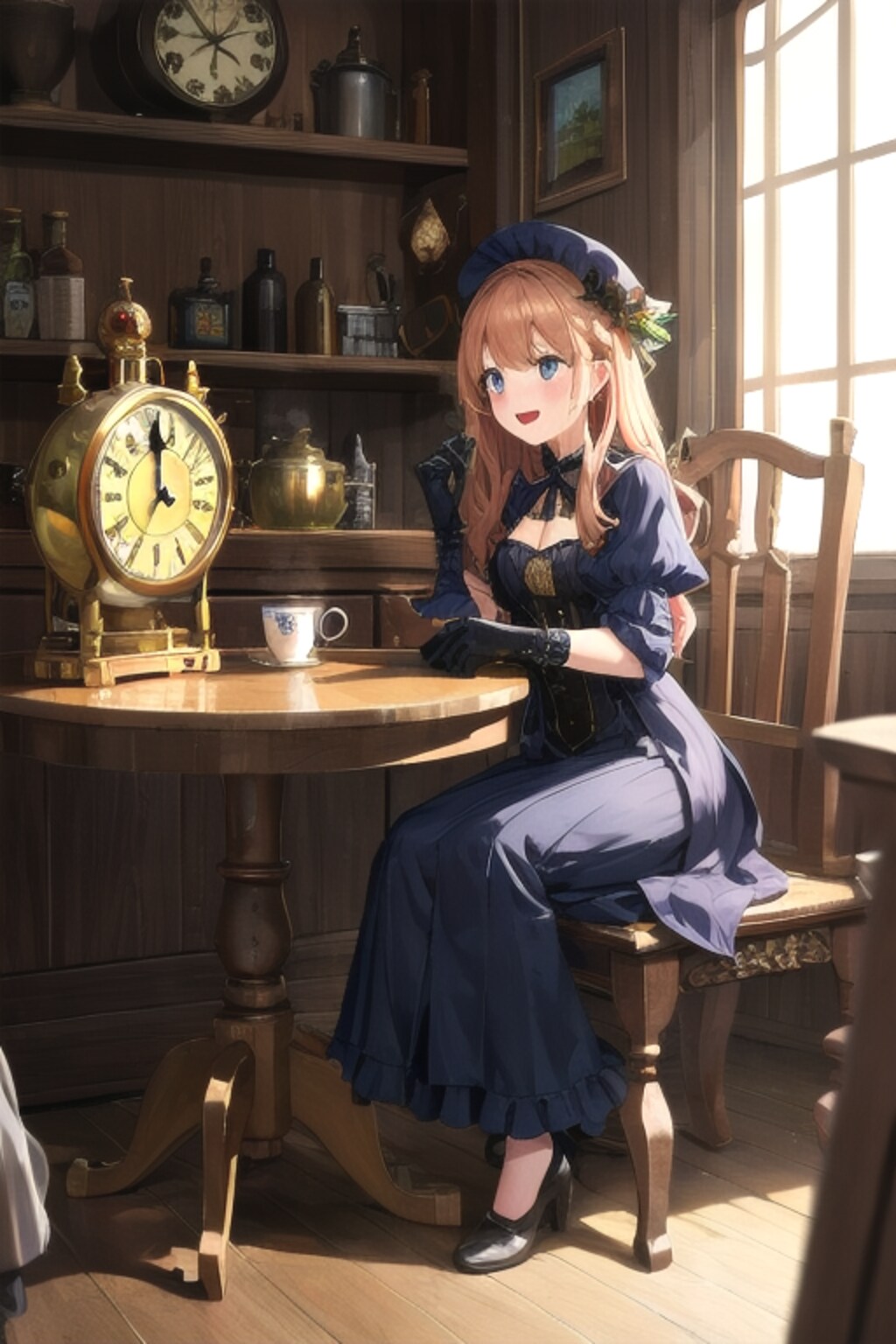 スチームパンクでも内装は普通です