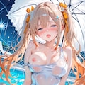 クロッチレス半透明白色スクール水着(旧型)！！ 3枚目
