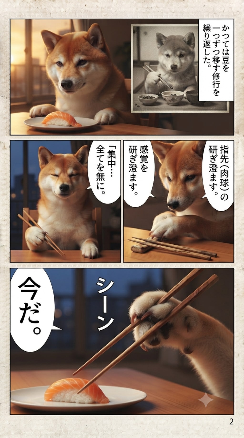 至高の箸さばき