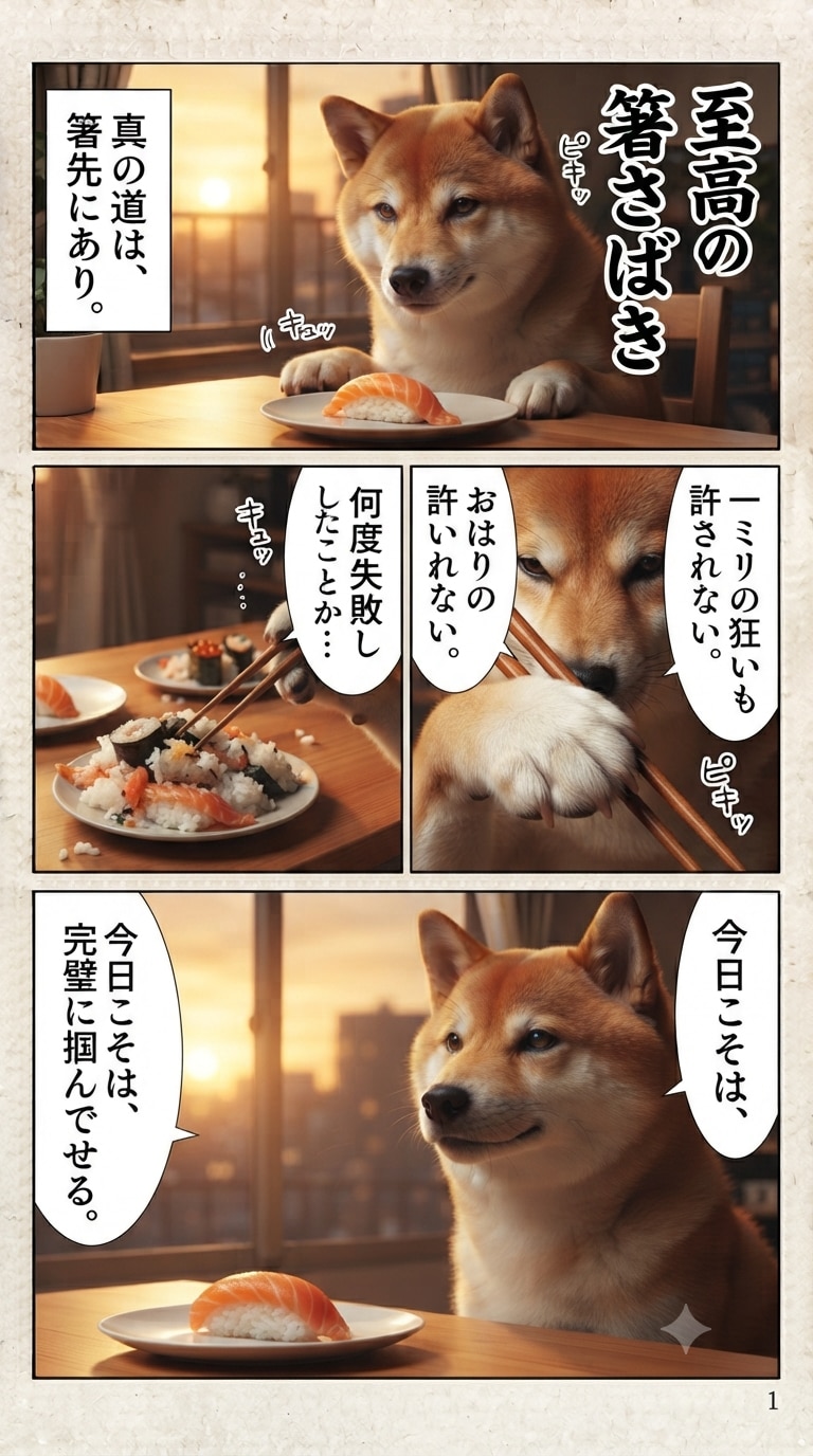 至高の箸さばき