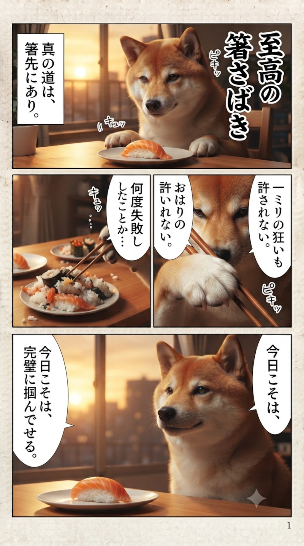 至高の箸さばき