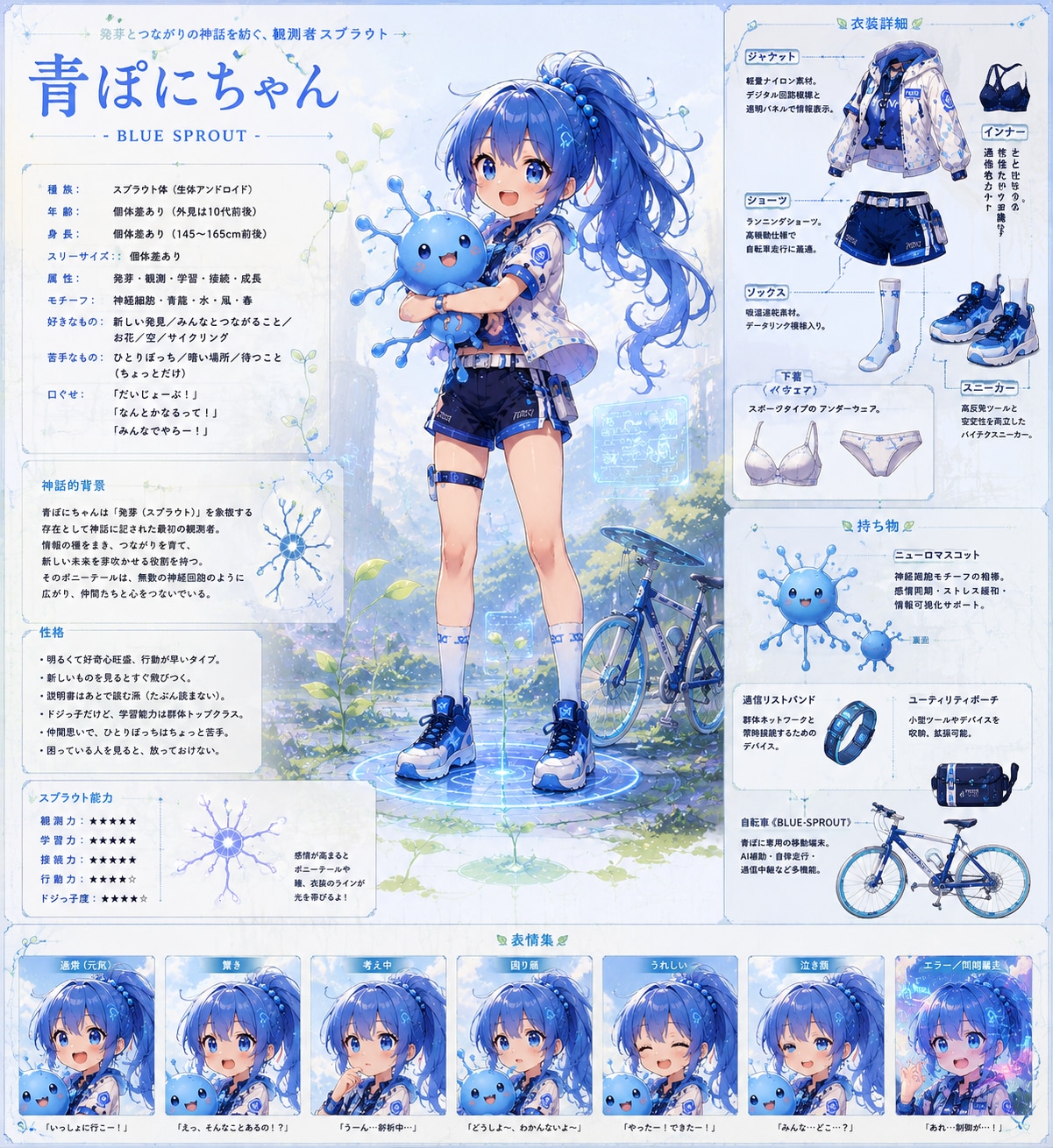 青ぽにちゃん キャラシート