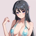 狙い撃ちするのさ《スリングショット水着先輩SeaArtR-15》 11枚目