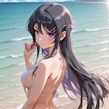 狙い撃ちするのさ《スリングショット水着先輩SeaArtR-15》 3枚目