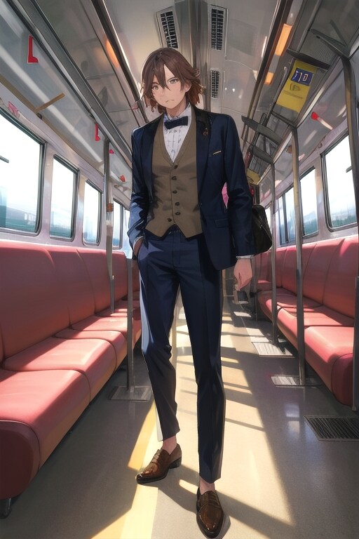 列車に乗った男
