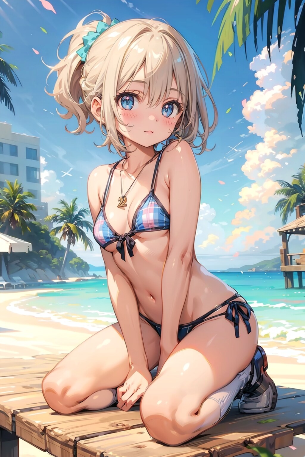 水着少女