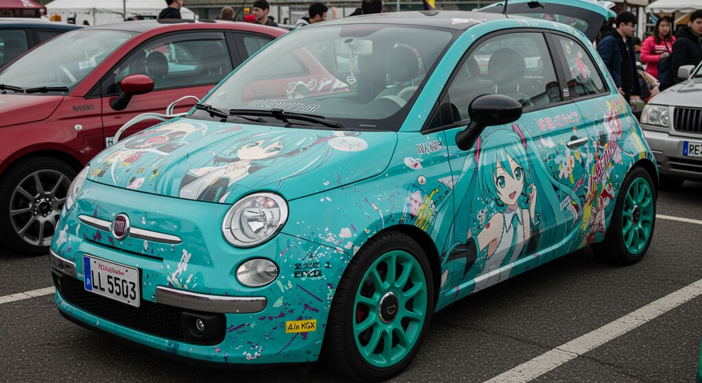 フィアット500痛車