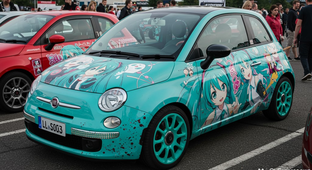 フィアット500痛車