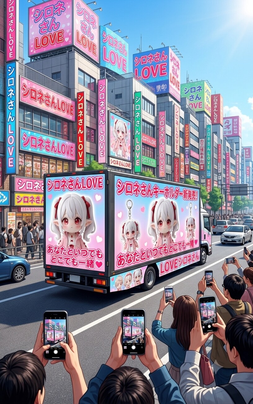 シロネさんキーホルダー新発売！