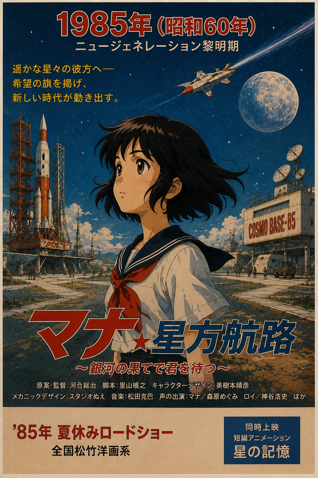 85年風アニメポスター | の人気AIイラスト・グラビア
